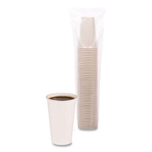 Boardwalk, Paper Hot Cups, 16 oz, White