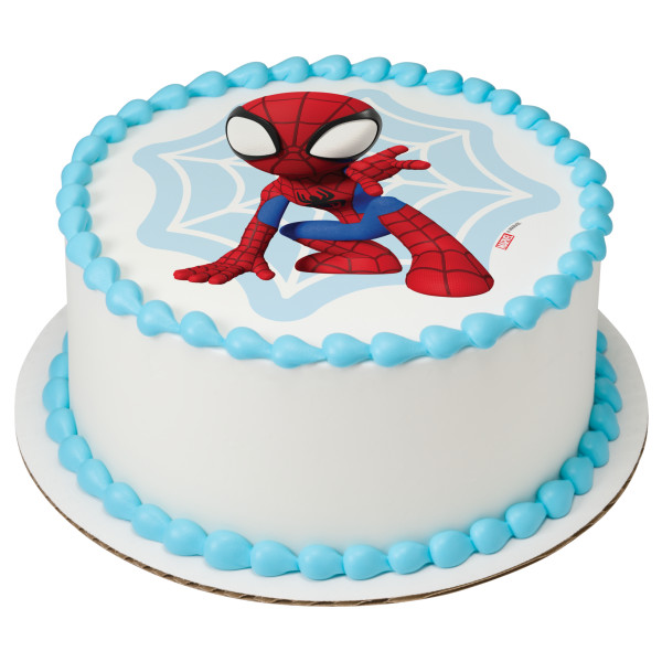 MARVEL Spidey and His Amazing Friends Spidey Web PhotoCake® Edible Image®