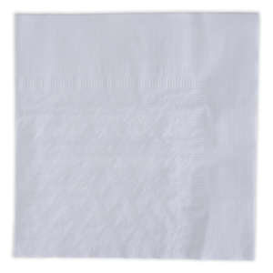 Boardwalk, Dinner, Napkins, 1 ply, White