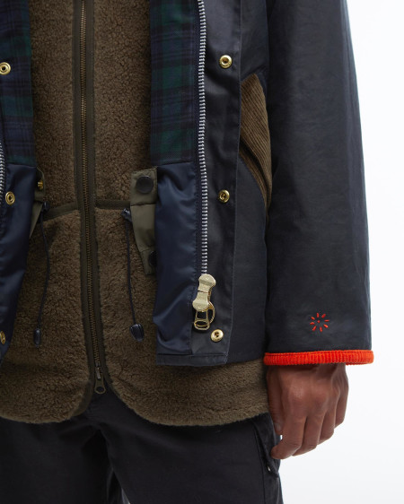 Barbour x Flower Mountain Oversized Transport Waxed Jacket
