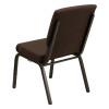 HERCULES Series 18.5''W Stacking Church Chair in Purple Fabric - Gold Vein Frame - Picture 88 of 140