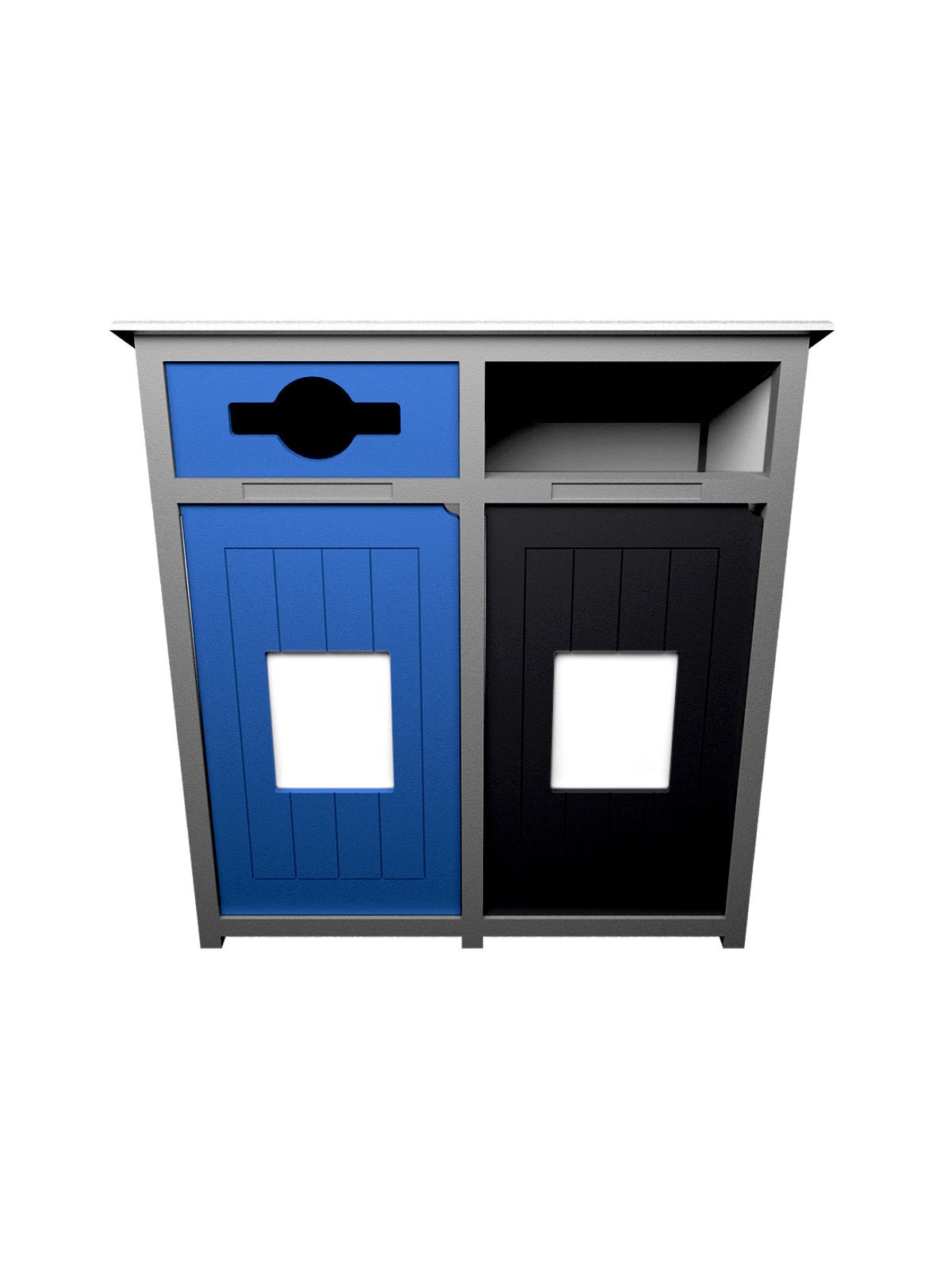 AURA – Double – Unit – Mixed-Full – White-Grey-Blue-Black