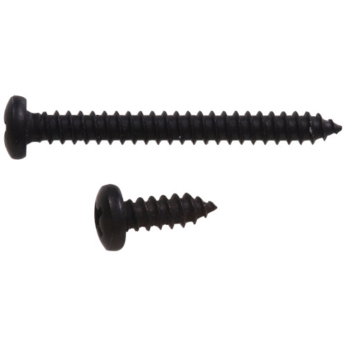 Hardware Essentials Antique Black Shelf Bracket Screws #8 x 1/2