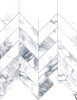 Emei Blue 12×12 Chevron Mosaic