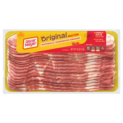 Oscar Mayer Naturally Hardwood Smoked Bacon, 16 oz Pack