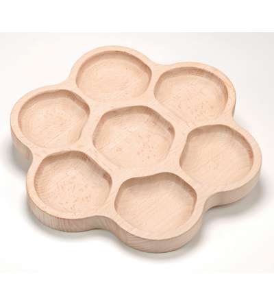 Natural Flower Tray, 6-section