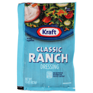 Kraft Ranch Dressing, 60 ct Casepack, 1.5 oz Packets image