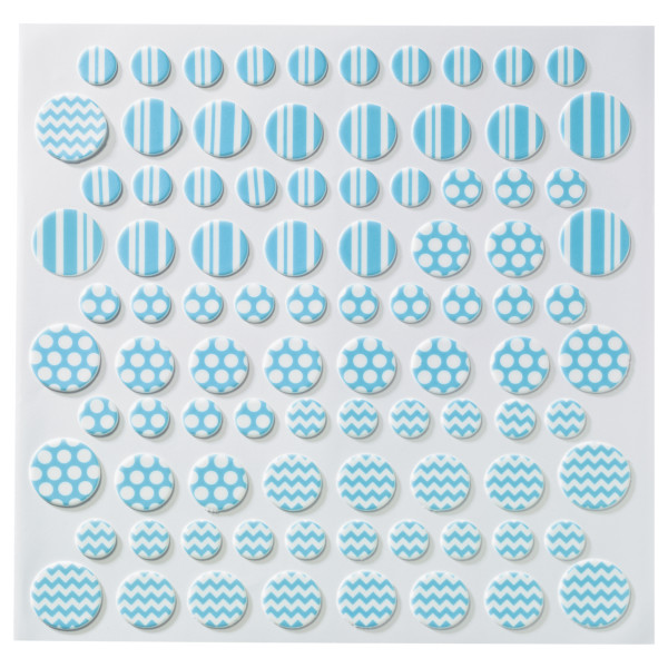 Bright Printed Assortment Dots Fondant DecoShapes®