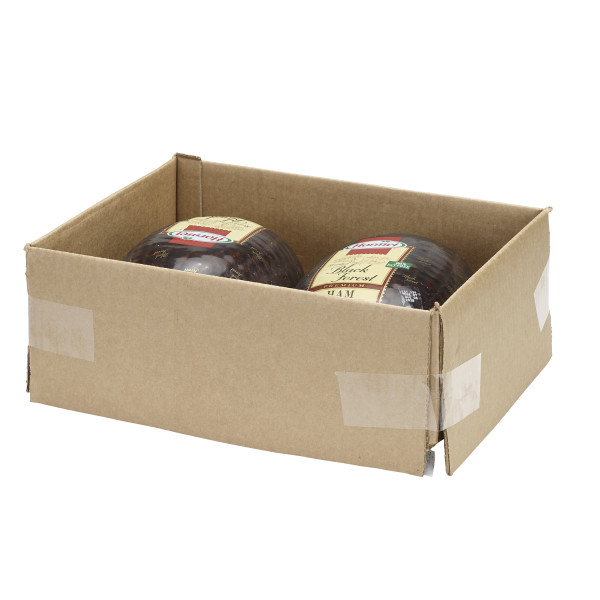 HORMEL(r) Black Forest Ham, Water Added, 2 pc . C1RM - Front Right Open Case (Hi Res)