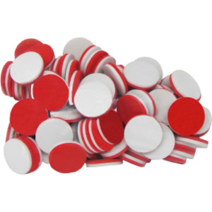 Foam Counters: Red/White