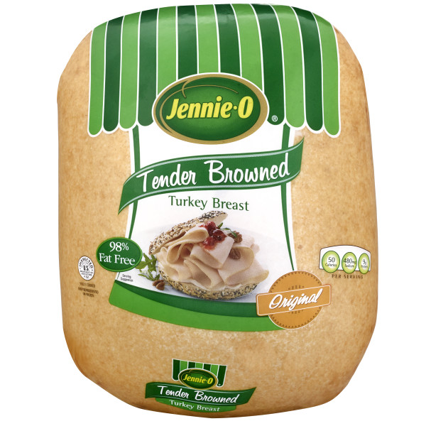 JENNIE-O(r) Original Tender Browned Turkey Breast, 2pc . C1N1 - Front No Plunge In Package (Hi Res)