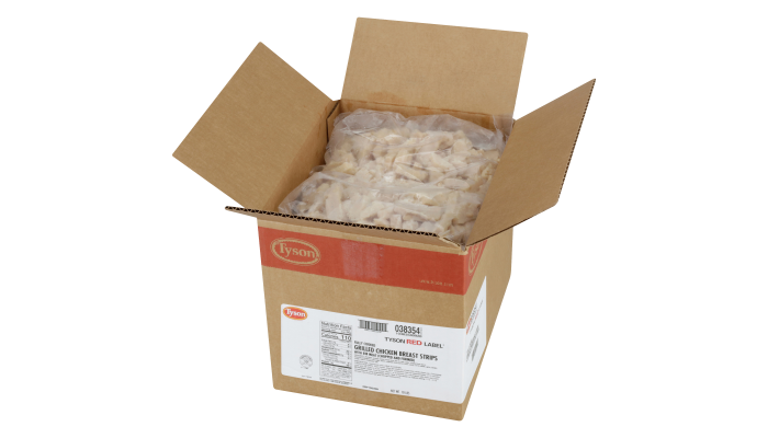 Tyson Red Label® Fully Cooked Unbreaded Grilled Chicken Breast Strips, Small_image_4