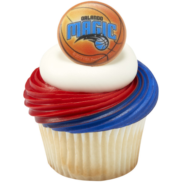 NBA Team Basketball Cupcake Rings