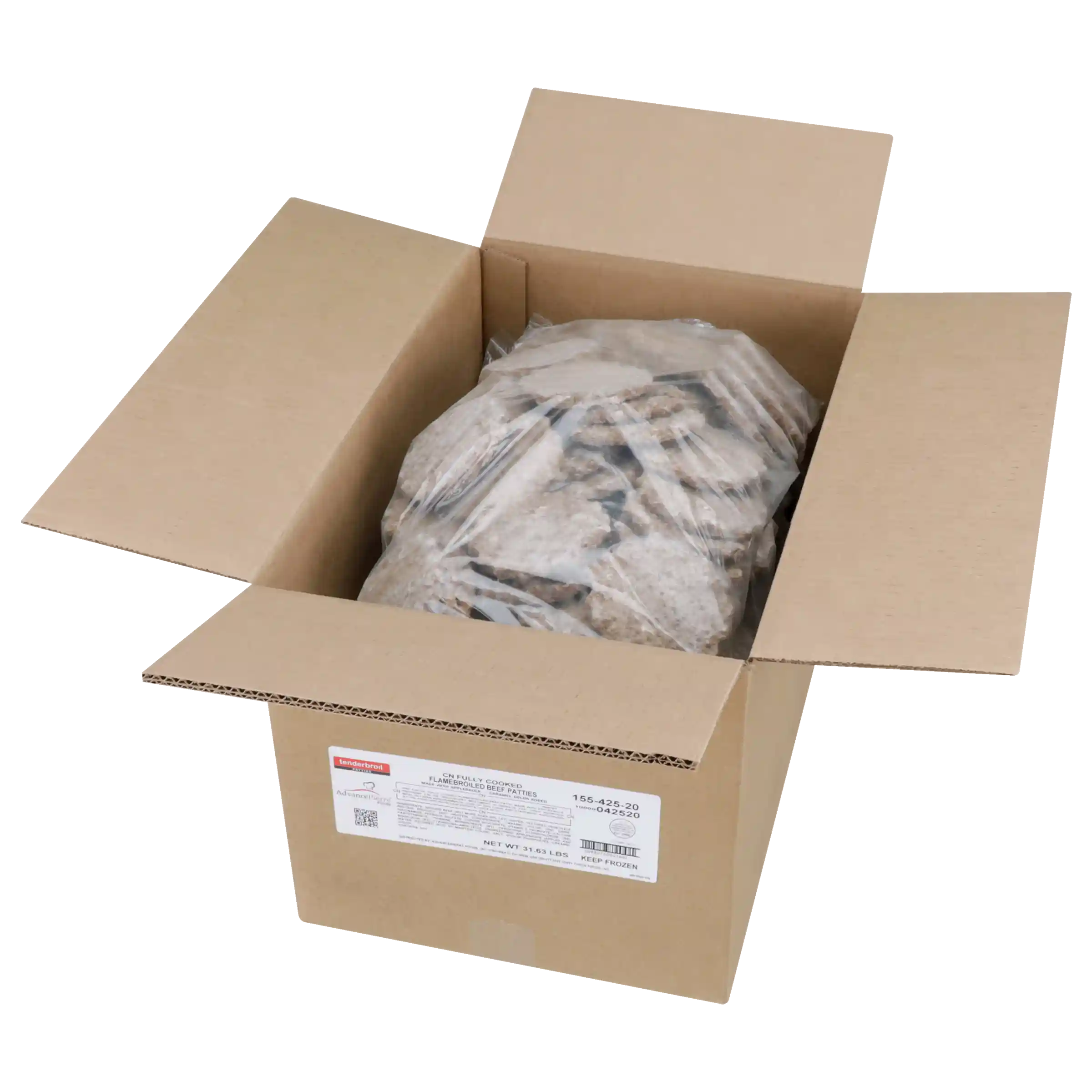 Tenderbroil® Fully Cooked Flamebroiled Beef Patties made with Applesauce, 2.30 oz_image_4
