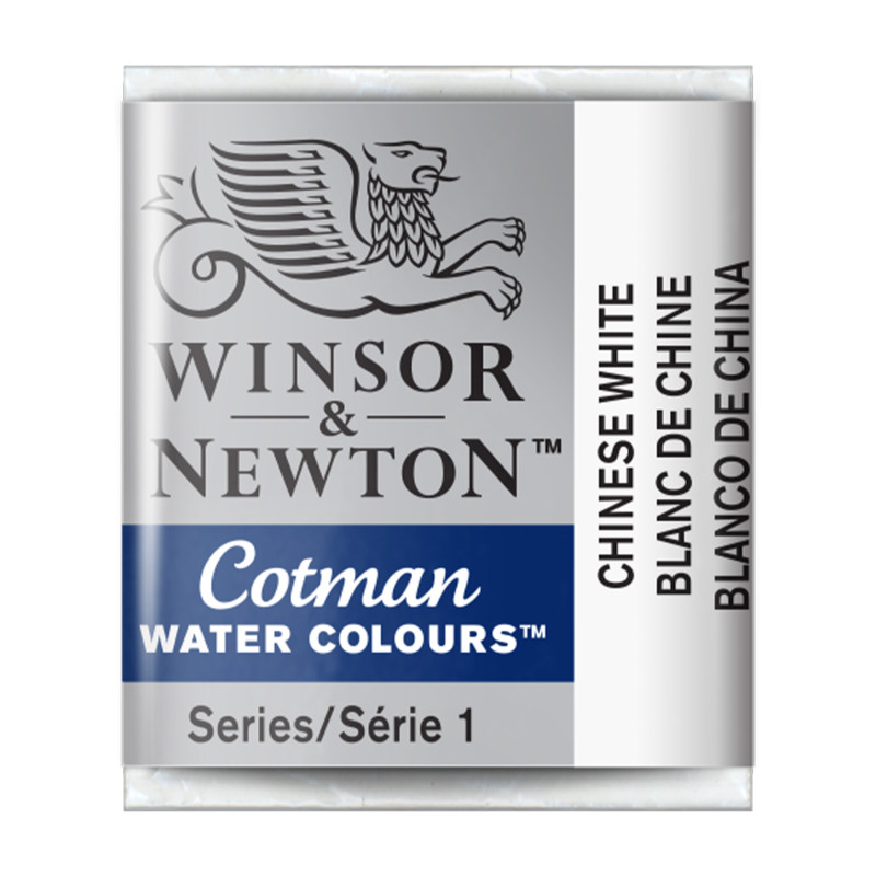 Cotman Watercolor Paint, Half Pan, Chinese White