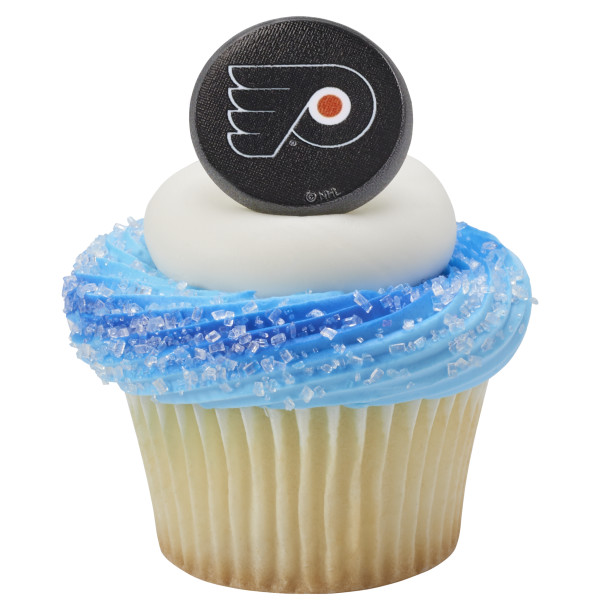 NHL® Team Puck Cupcake Rings