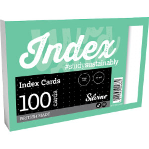 Dot Grid Index Cards, 6 x 4 Inches, White, 100 Cards