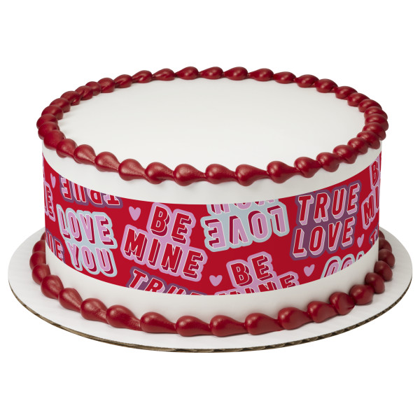Be Mine PhotoCake® Edible Image® Strips
