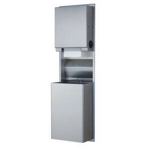 Bobrick, ClassicSeries®, Mechanical Roll Towel Dispenser, Stainless Steel