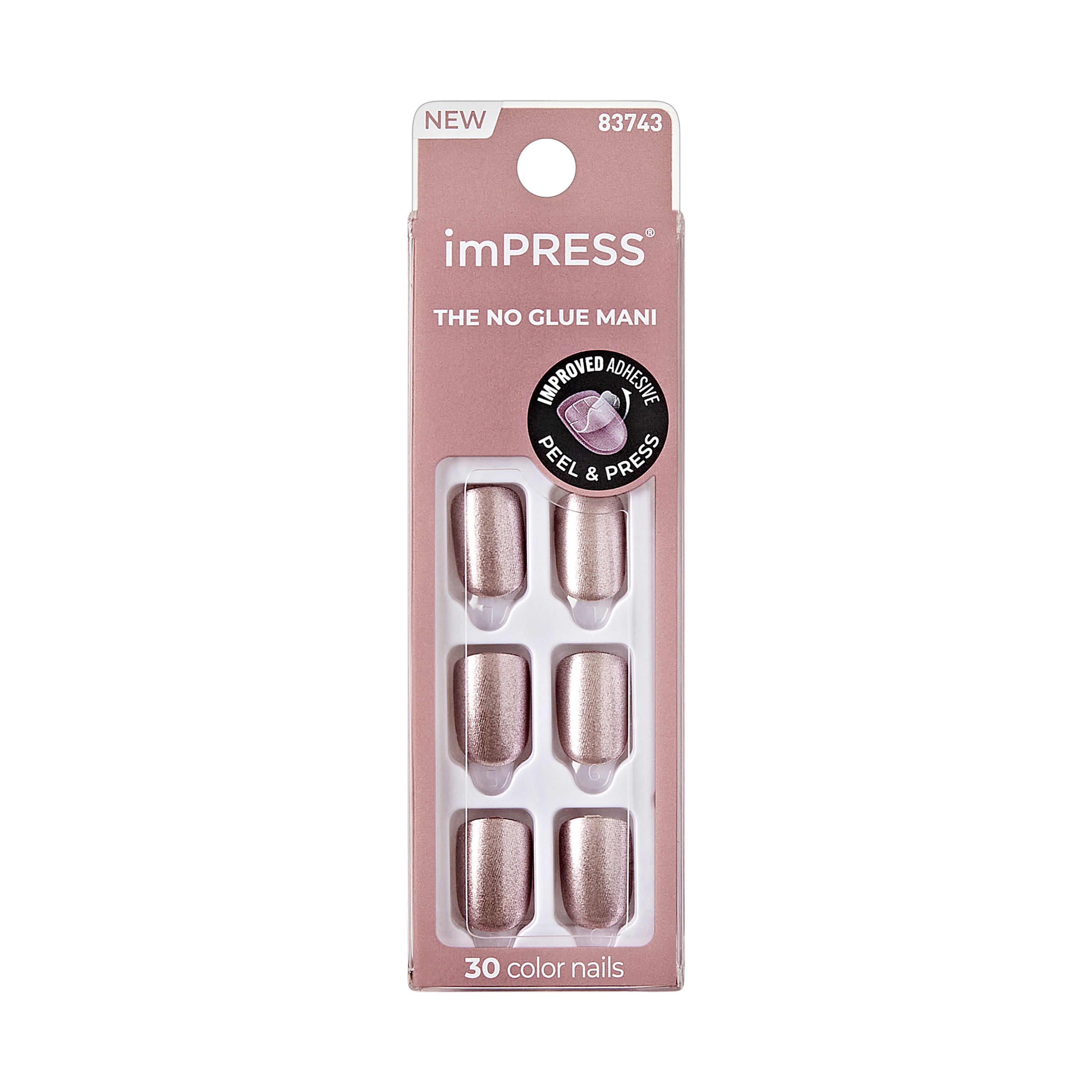 imPRESS Color Press On Nails  Champagne Pink