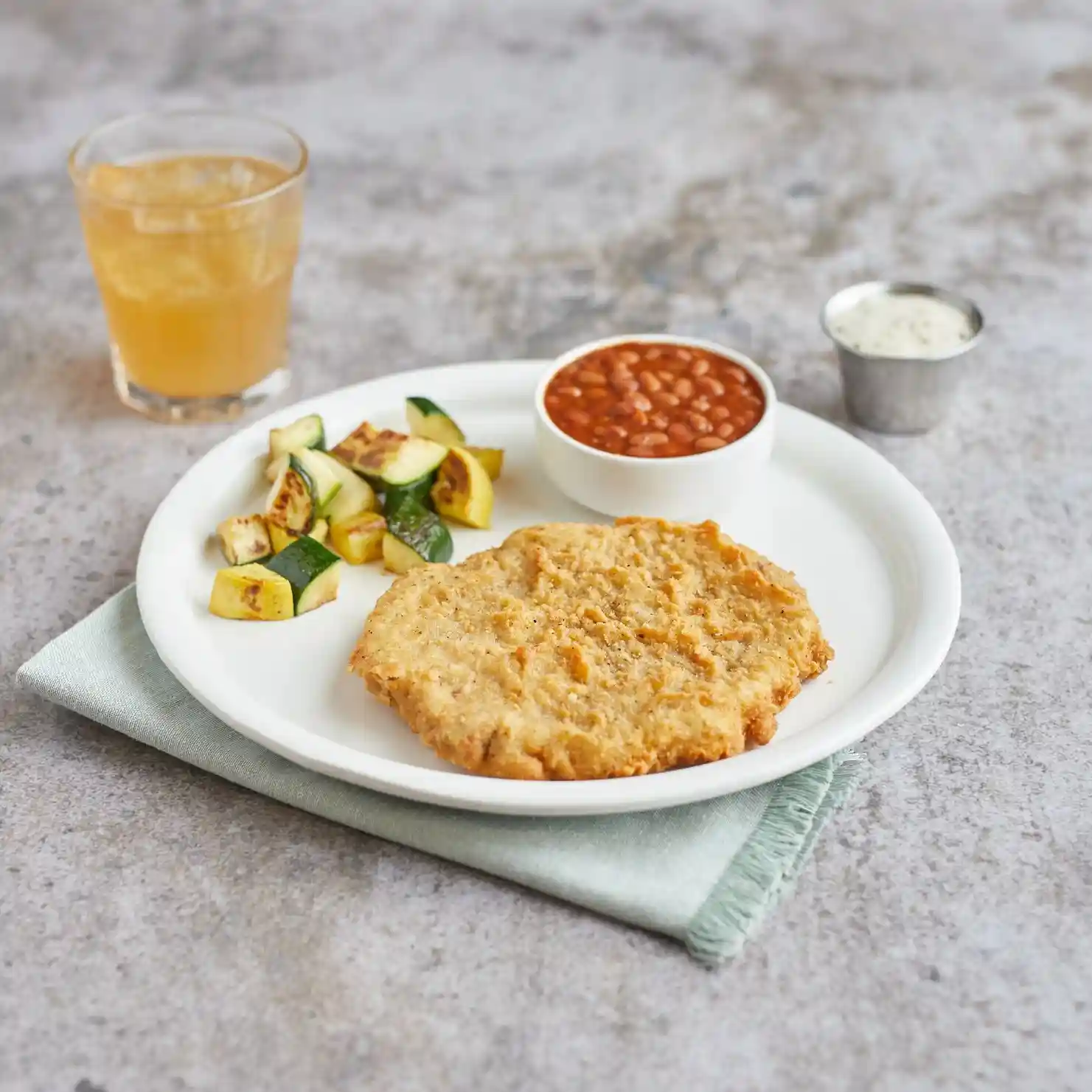 AdvancePierre® Gold Label Exclusive Cut® The NATURAL Whole Muscle Raw Breaded Cubed Country Fried Beef Steak Fritters, 8 oz_image_1