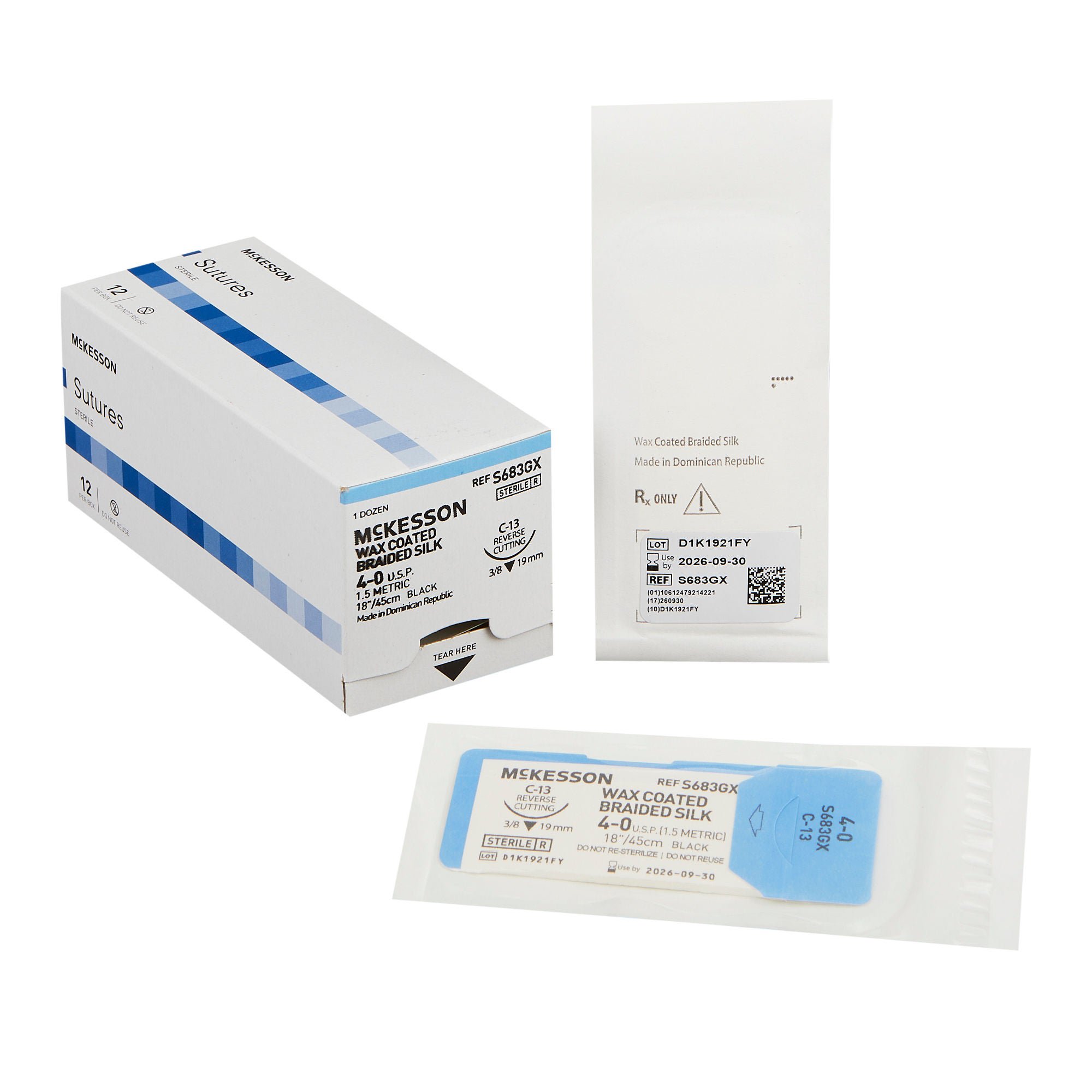McKesson Suture with C-13 Needle