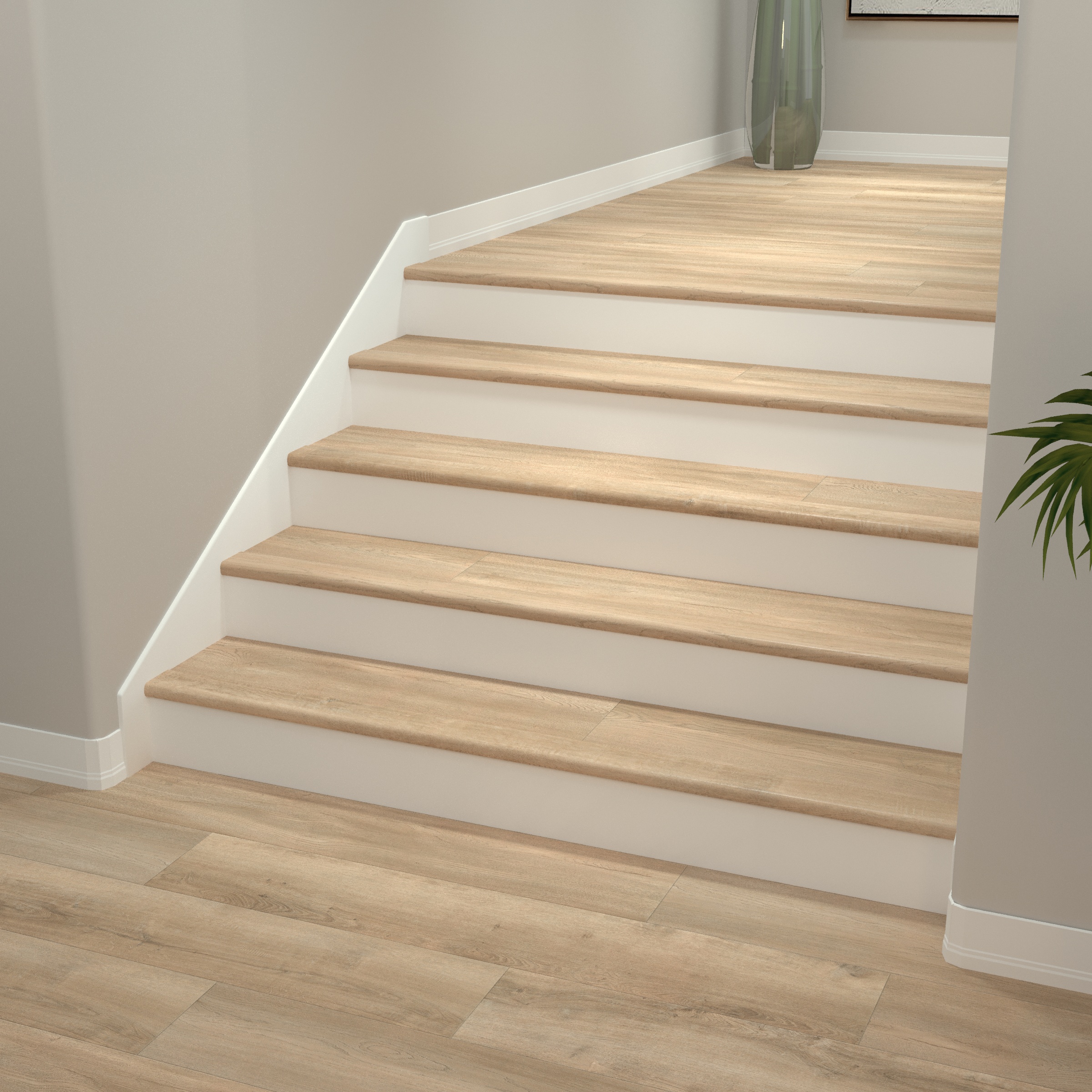 Sea Breeze Oak Longboards Icons Stair Nosing Overlap view 2