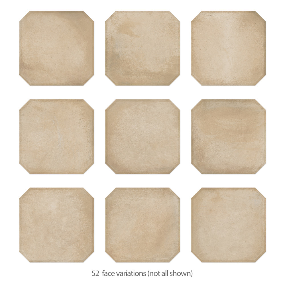 Laverton Octagon Beige 7-7/8 in. x 7-7/8 in. Porcelain Floor and Wall Tile