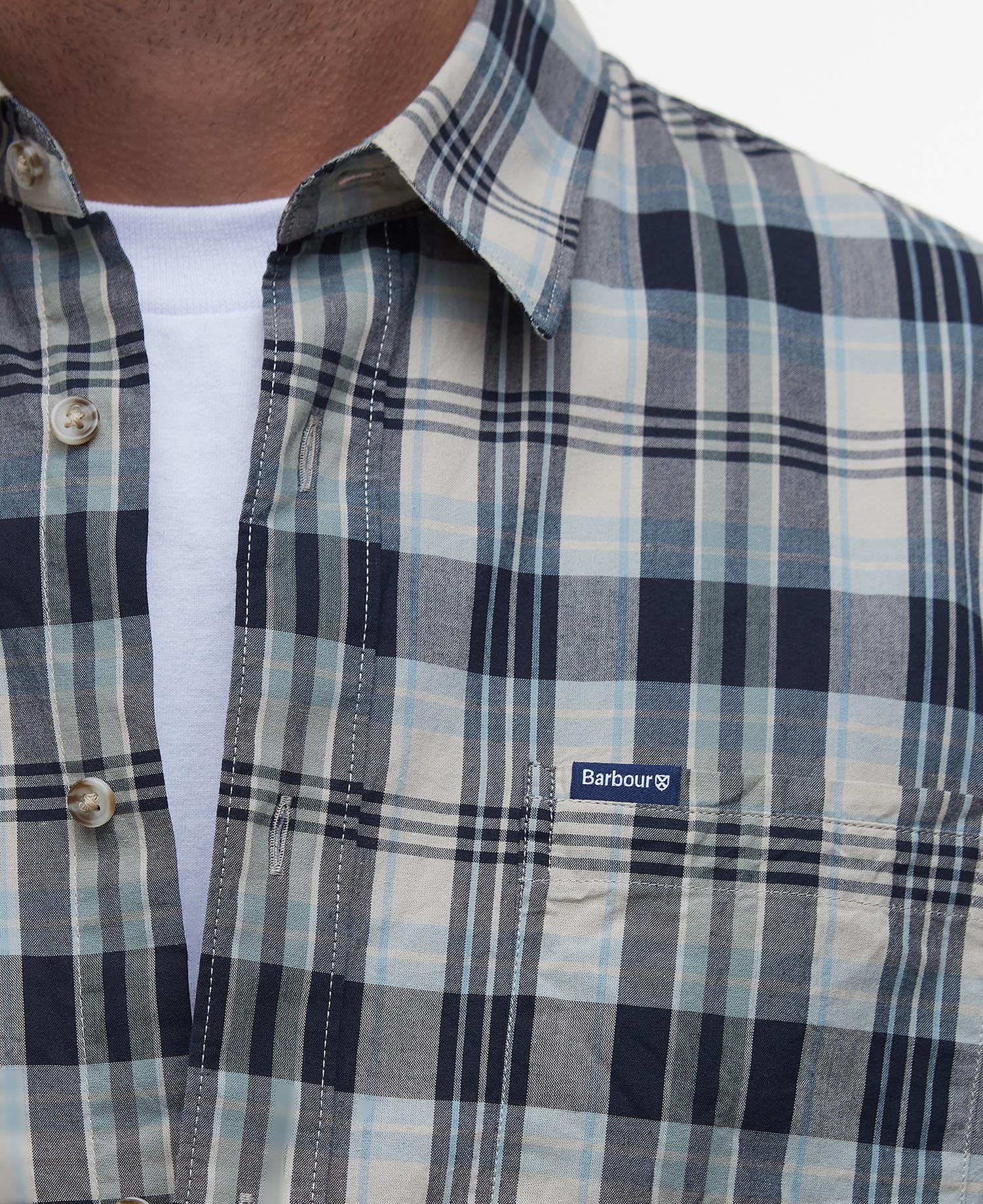 Clifton Madras Relaxed Long-Sleeved Shirt image number 4