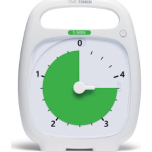 PLUS&reg; 5 Minute Timer, White