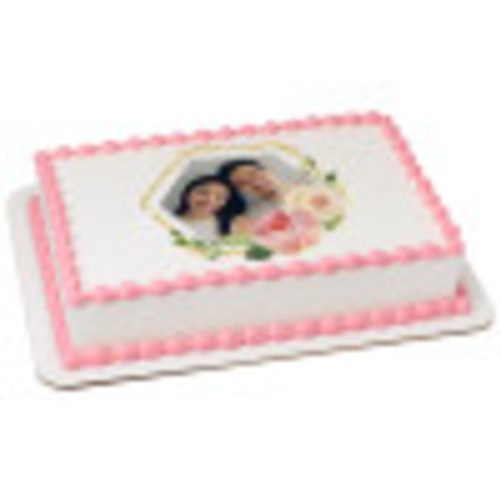 Order Floral Geometric Edible Image® by PhotoCake® Frame Cake from ...