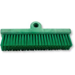 Carlisle, Sparta, 10in, Color Coded Bi-Level Scrub Brush, Polypropylene Bristles, Green