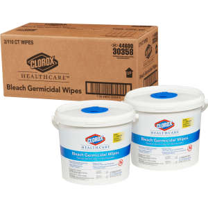 Clorox, Clorox® Healthcare® Bleach Germicidal Disinfectant Wipes,  110 Wipes/Container