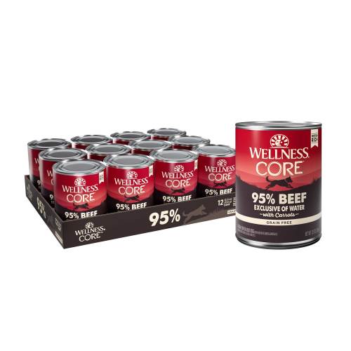 Wellness CORE 95% Beef & Carrots Front packaging