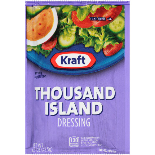 Kraft Thousand Island Dressing, 60 ct Casepack, 1.5 oz Packets
