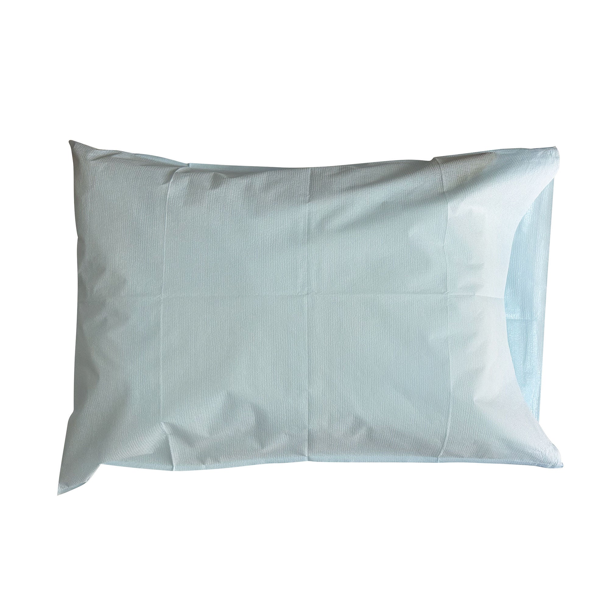 McKesson Pillowcase, Disposable, Standard, Blue, Tissue/Poly, 30 x 21 Inch