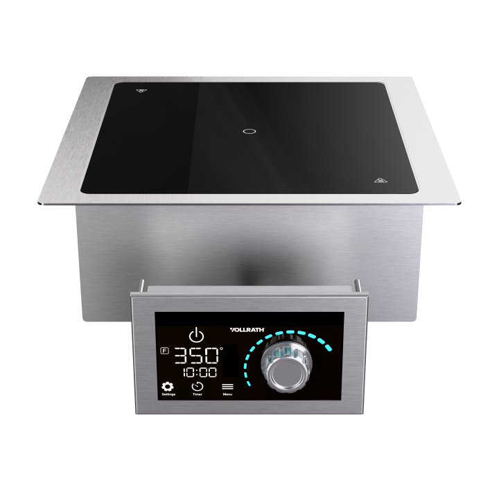 208- to 240-volt 2,900-watt single-hob drop-in induction range with programs