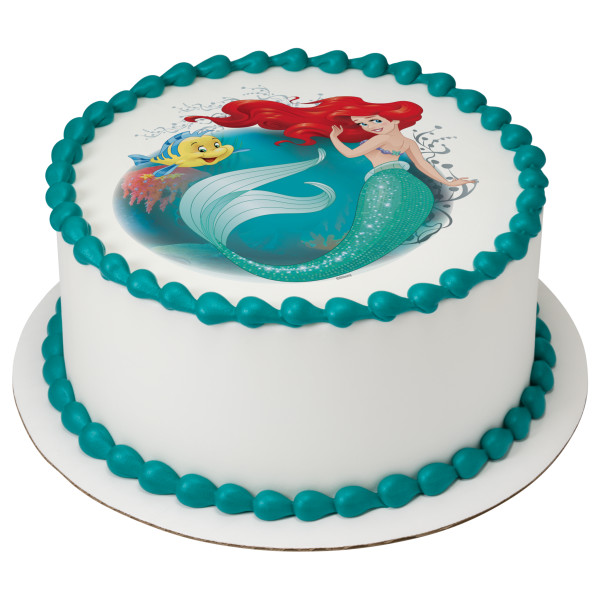 Disney Princess The Little Mermaid Make A Splash PhotoCake® Edible Image®