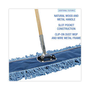 Boardwalk, Synthetic Dust Mopping Kit, 36"W, Blue