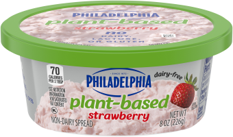 Philadelphia Plant-Based Strawberry Non Dairy Spread, 8 Oz