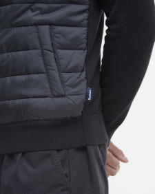Essential Carn Quilted Jumper Classic Black