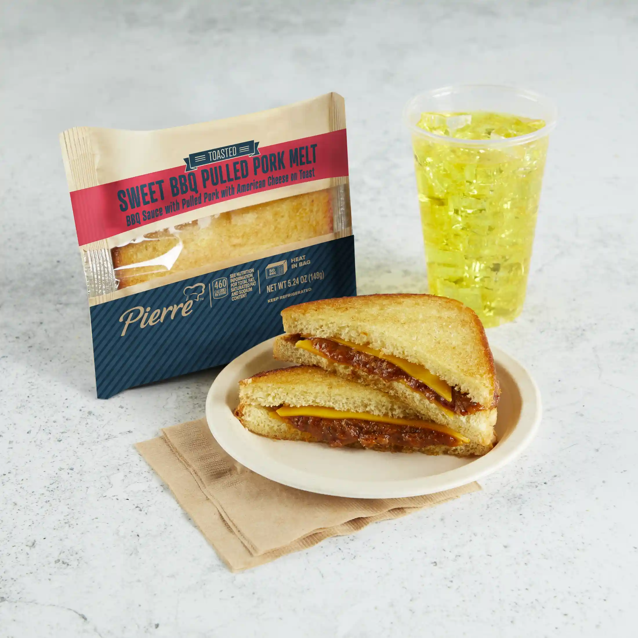 Pierre™ Toasted BBQ Pulled Pork Melt_image_1