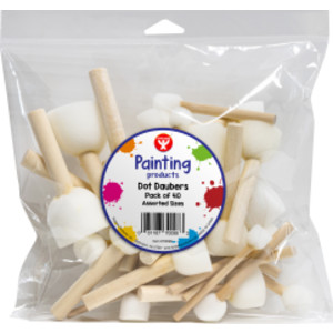 Dot Daubers, 4 Sizes, Pack of 40