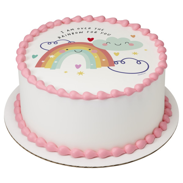 Over The Rainbow For You PhotoCake® Edible Image®
