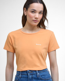Saltford Logo T-Shirt Papaya