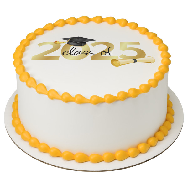 Traditional Grad 2025 PhotoCake® Edible Image®