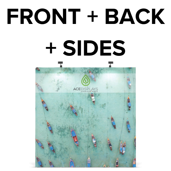 Flat Front, Sides & Back Graphic