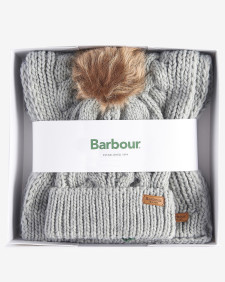 Penshaw Beanie & Scarf Gift Set Classic Grey