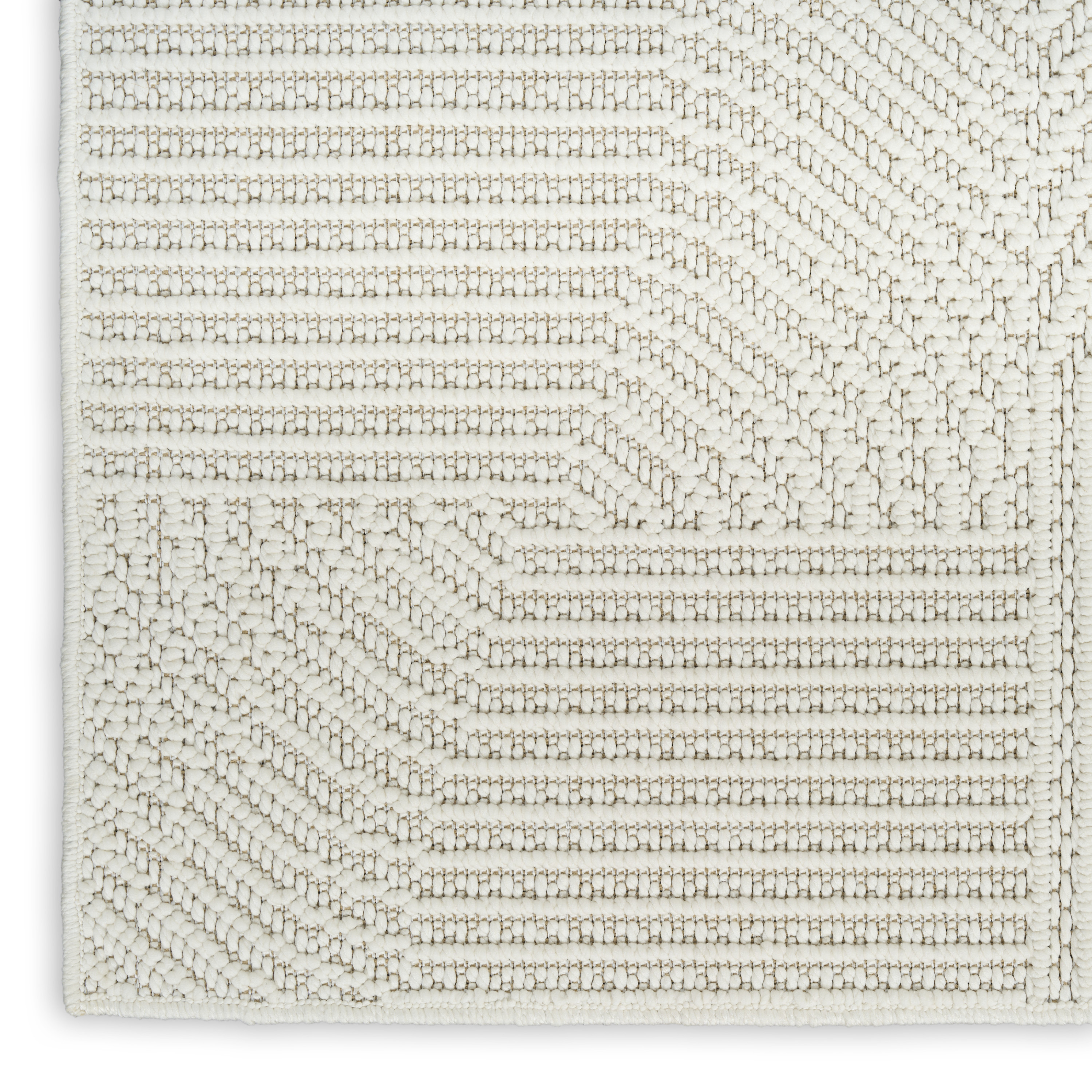 Nourison Natural Texture 2'2" x 3'9" Ivory Modern Indoor Rug