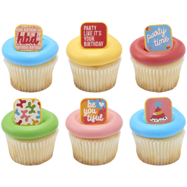 Joyful Expressions Assortment Cupcake Rings